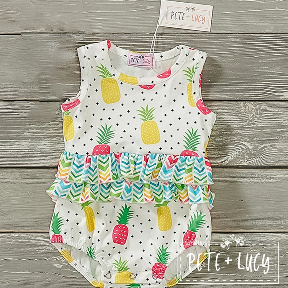 Pete+Lucy infant girl romper